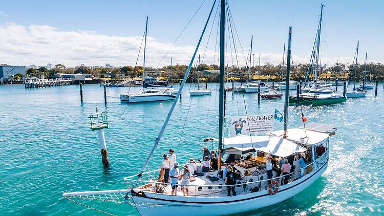 Go on a sunset sail with Saltwater Eco Tours Go on a sunset sail with Saltwater Eco Tours