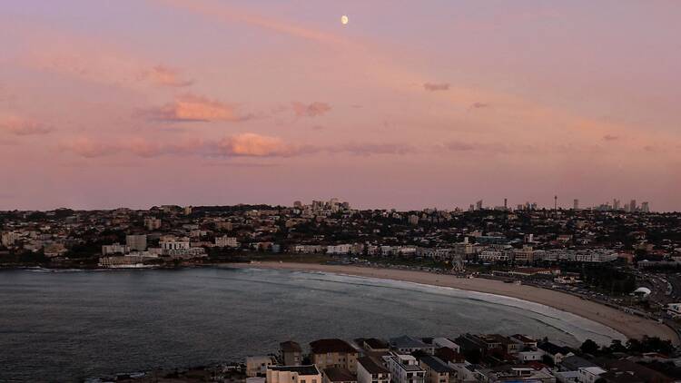 moon above Sydney moon above Sydney