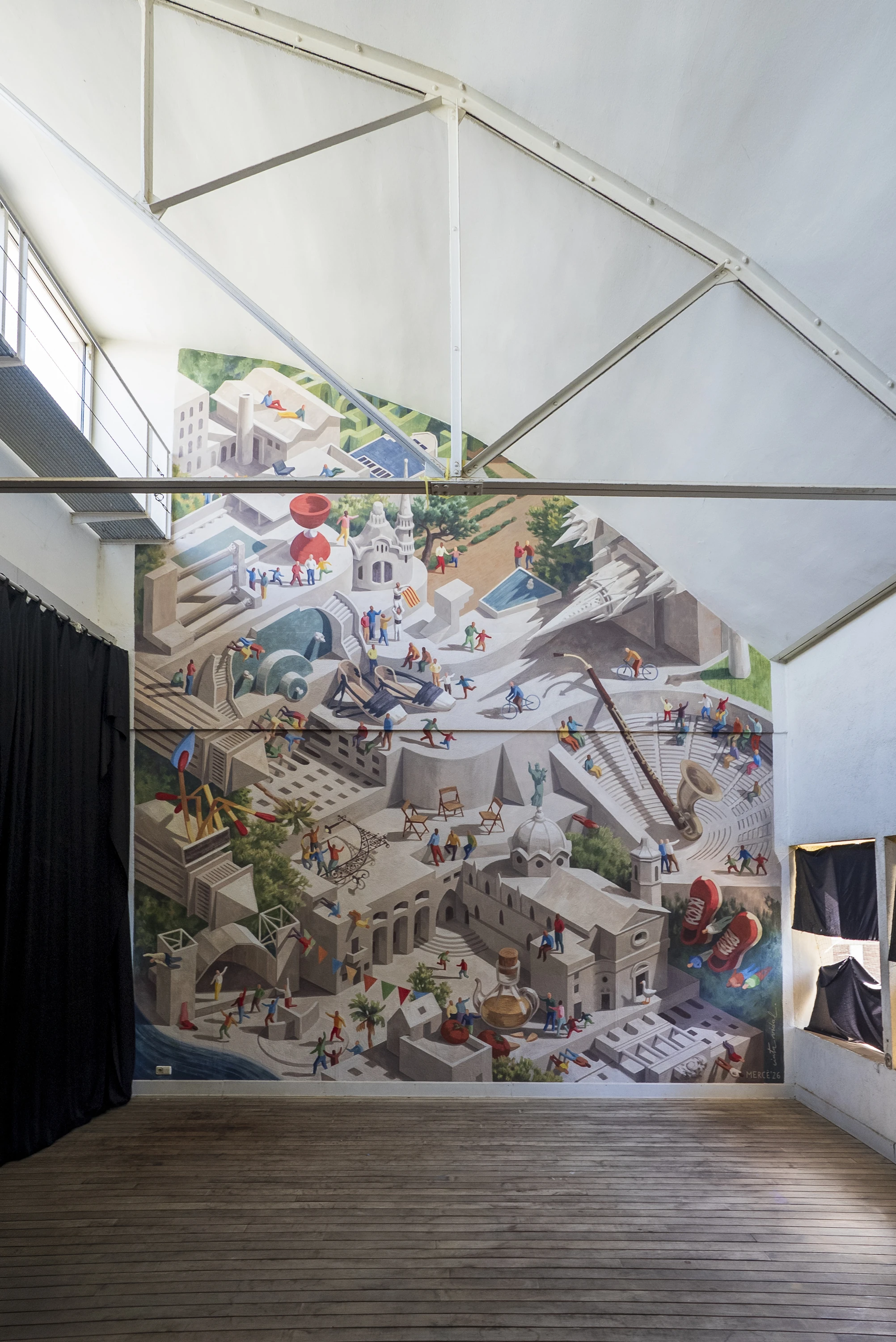 Mural Merc&egrave; Cinta Vidal