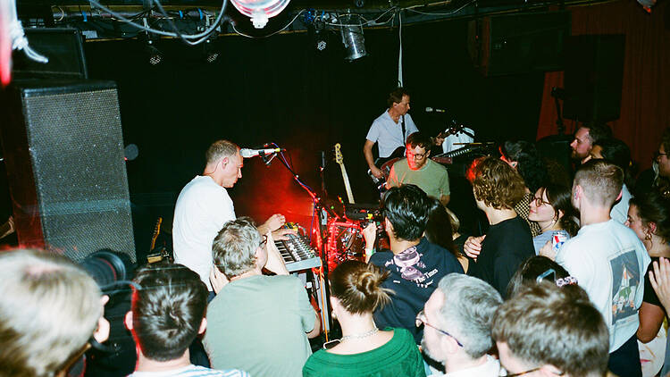 Caribou playing at the Waiting Room