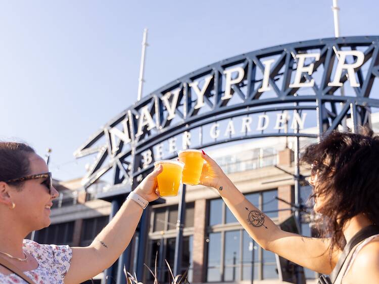 Navy Pier Beer Garden