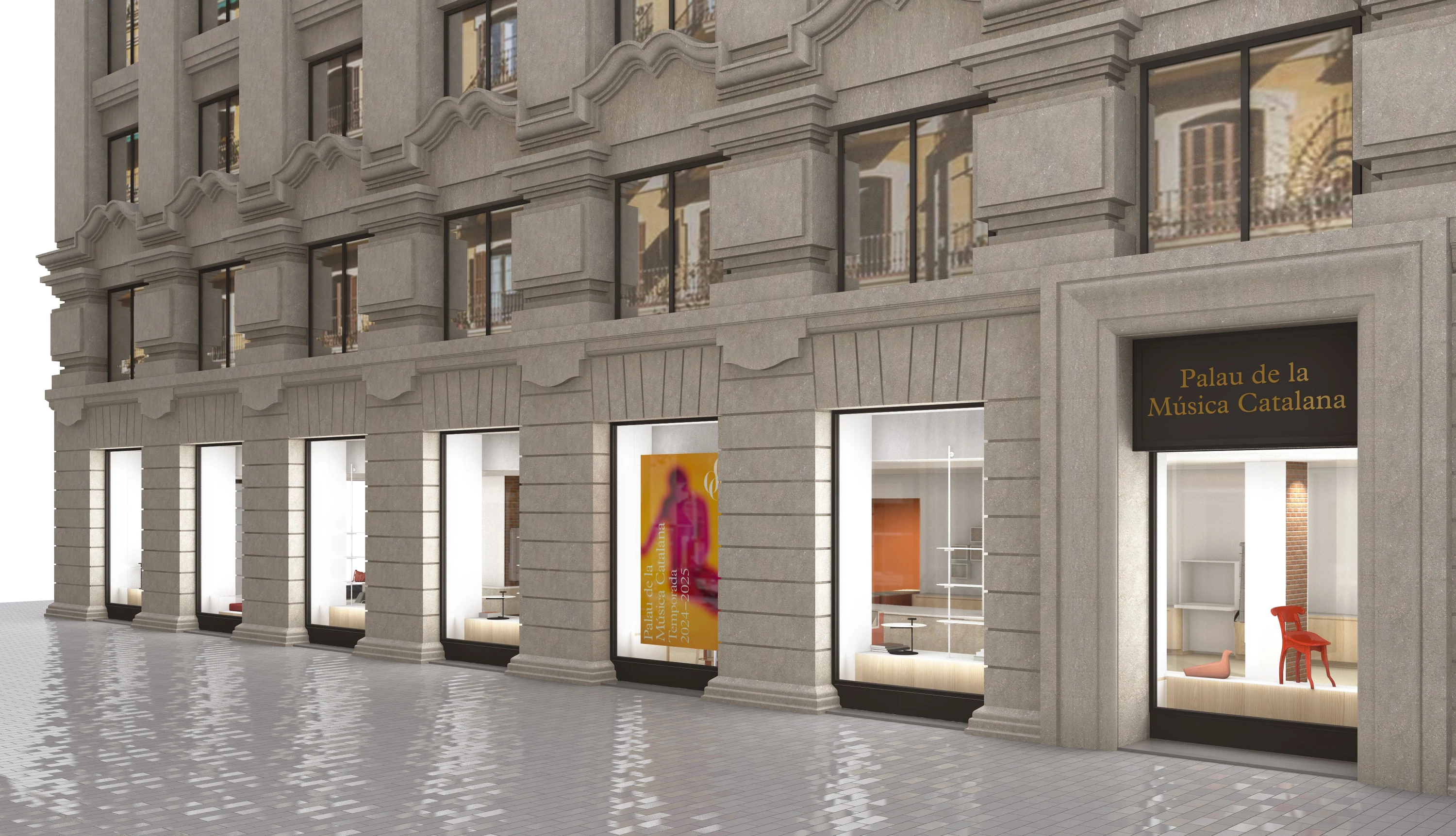 Nuevo Palau de la M&uacute;sica (Render)
