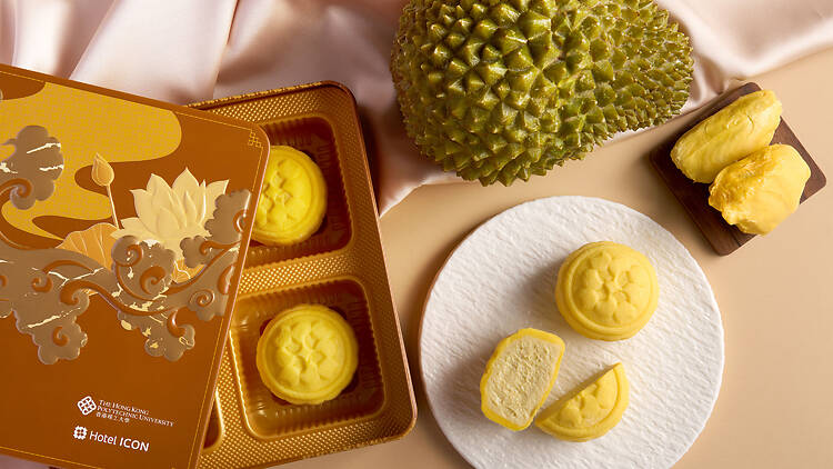 中秋月餅推介|唯港薈:貓山王榴槤冰皮月餅 中秋月餅推介|唯港薈:貓山王榴槤冰皮月餅