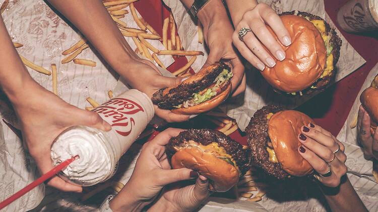 Burgers from Skinny Louie.