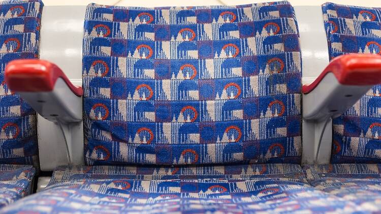 Seat on the London Underground Seat on the London Underground