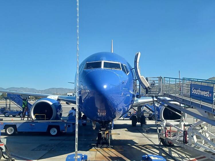Fly into Burbank or Long Beach if you can