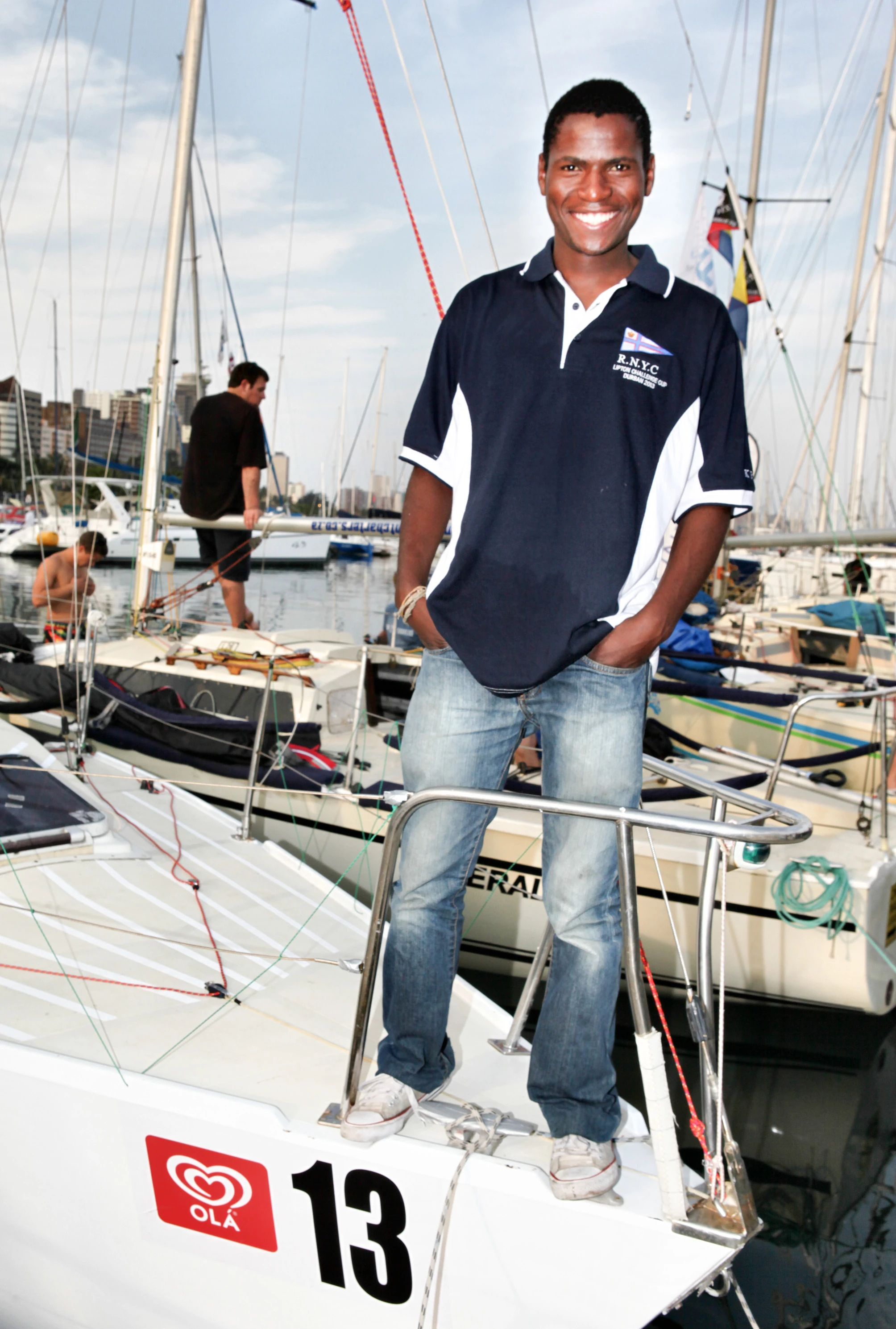  From Durban Harbour to the Mediterranean, Nqoba Mswazi has charted an extraordinary course. 