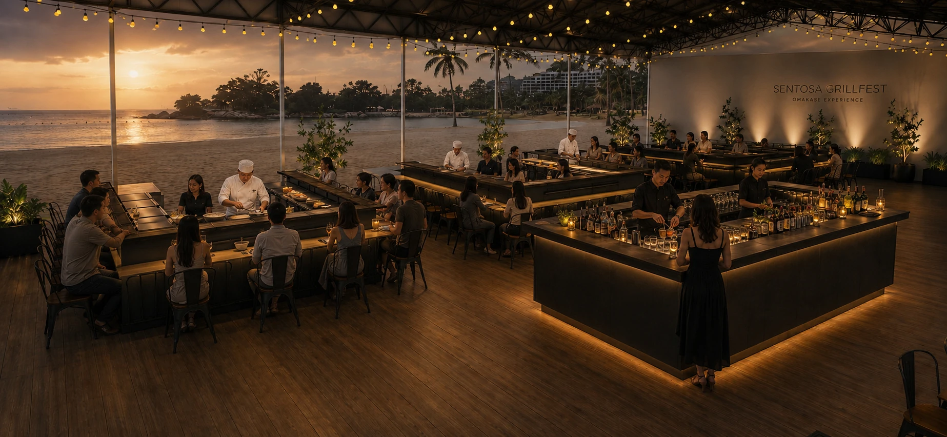 Sentosa Grillfest 2026 - Artist impression of Chef&rsquo;s Grill