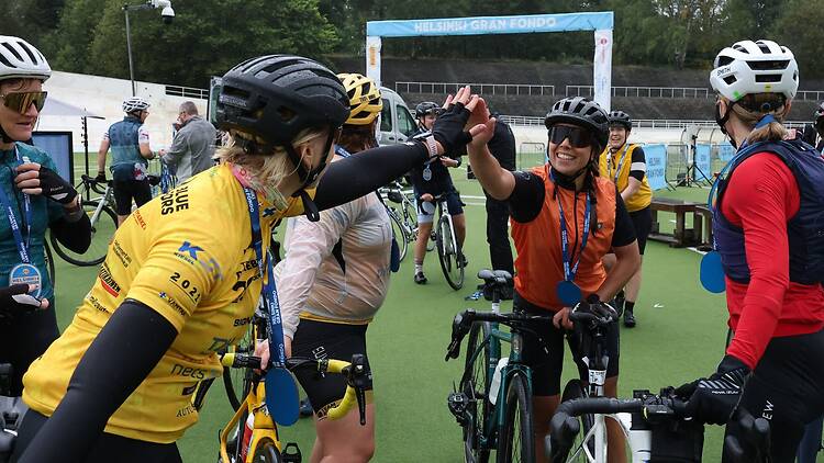 30.8. Gran Fondo -pyöräilytapahtuma, Helsingin velodromi