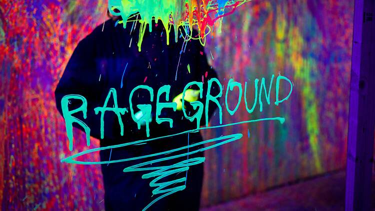 neon paint spray neon paint spray (rage ground)
