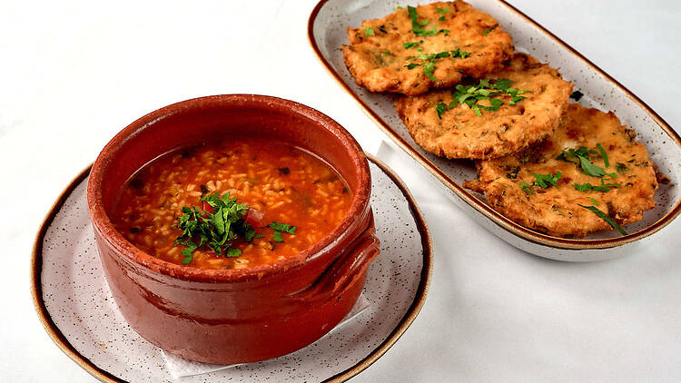 Pataniscas de bacalhau no Laurentina