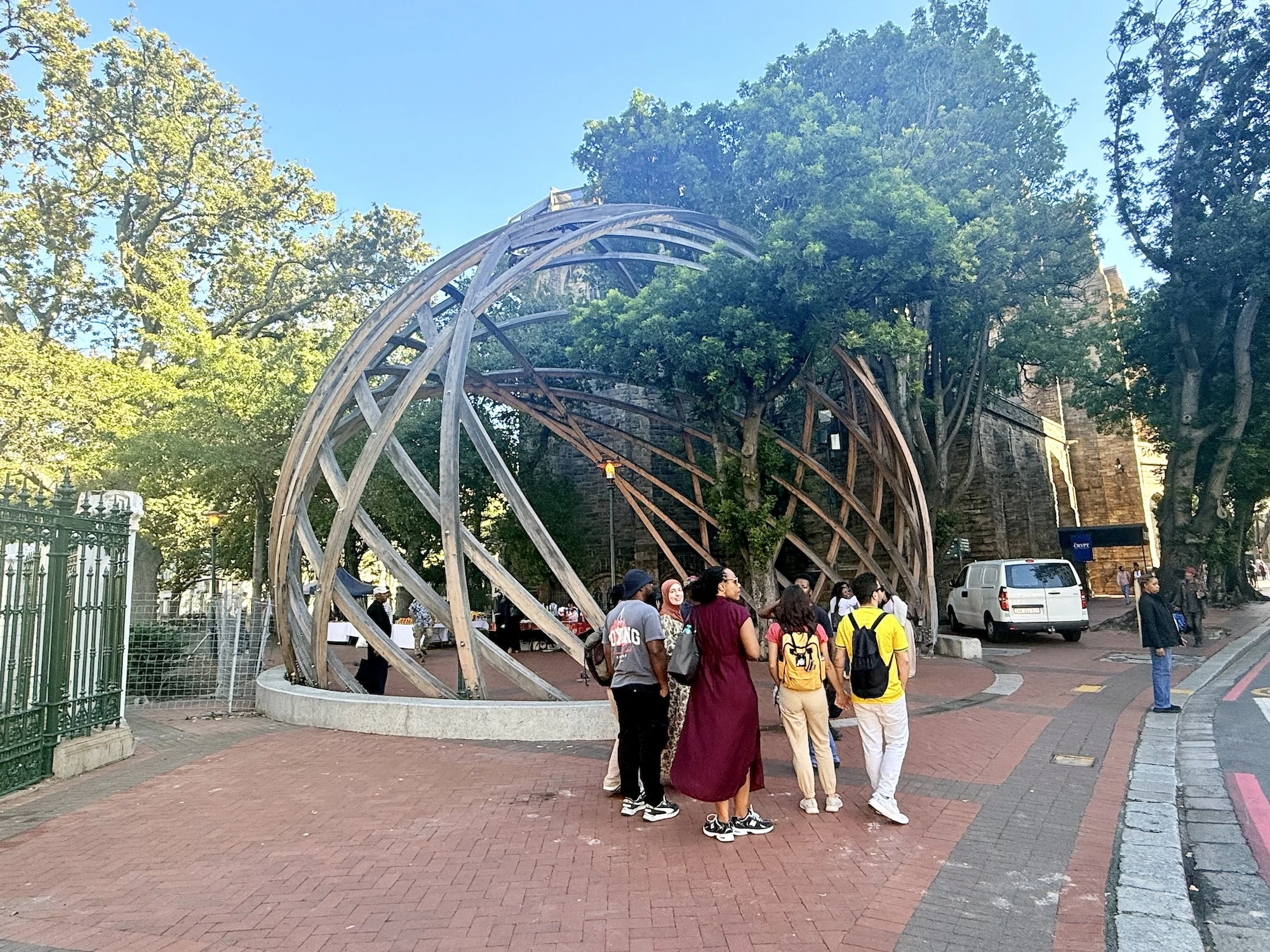 The Arch entrance to the Company's Garden in honour of the late Archbishop Emeritus Desmond Tutu.