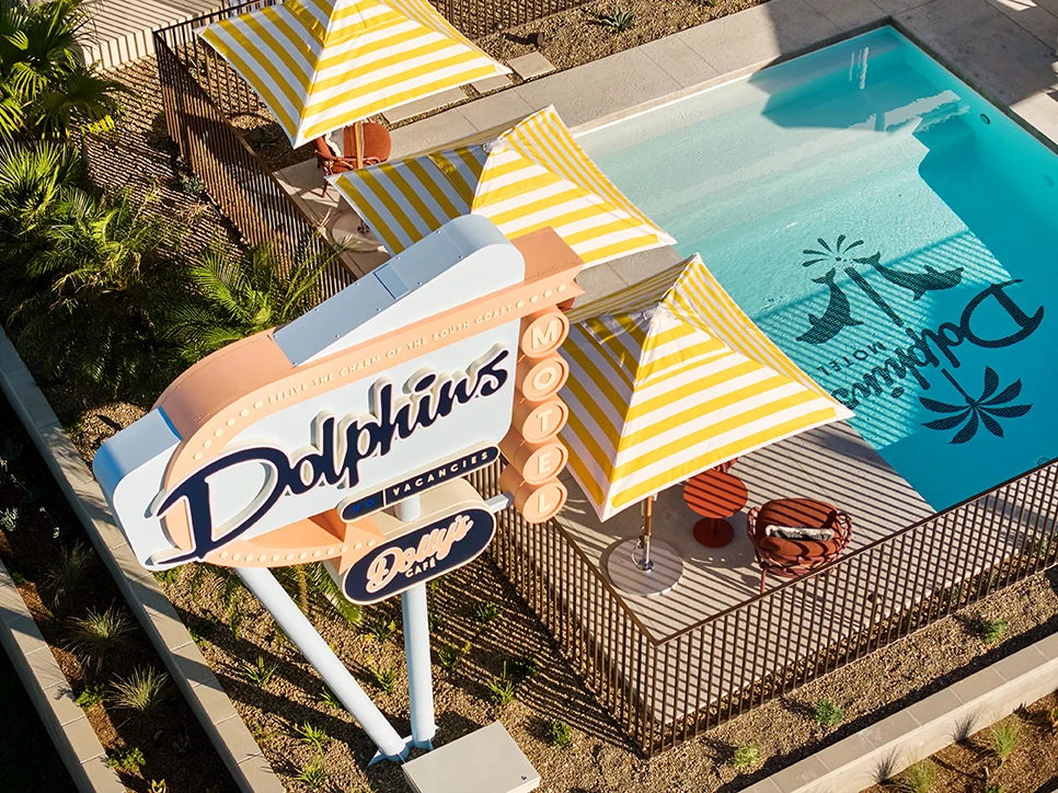 Motel pool