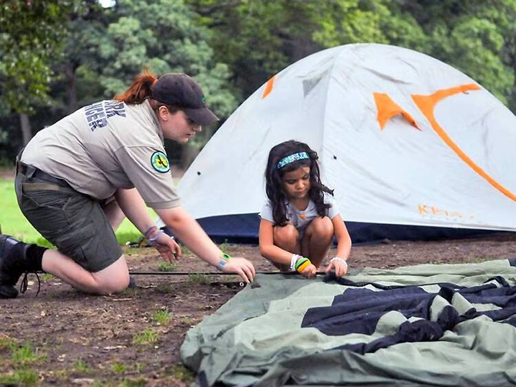 You can officially camp out in Central Park, Rockaway Beach and other iconic NYC Parks this summer—here's how