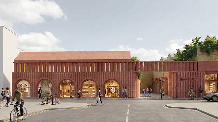 This old east London tram depot is being turned into a creative neighbourhood