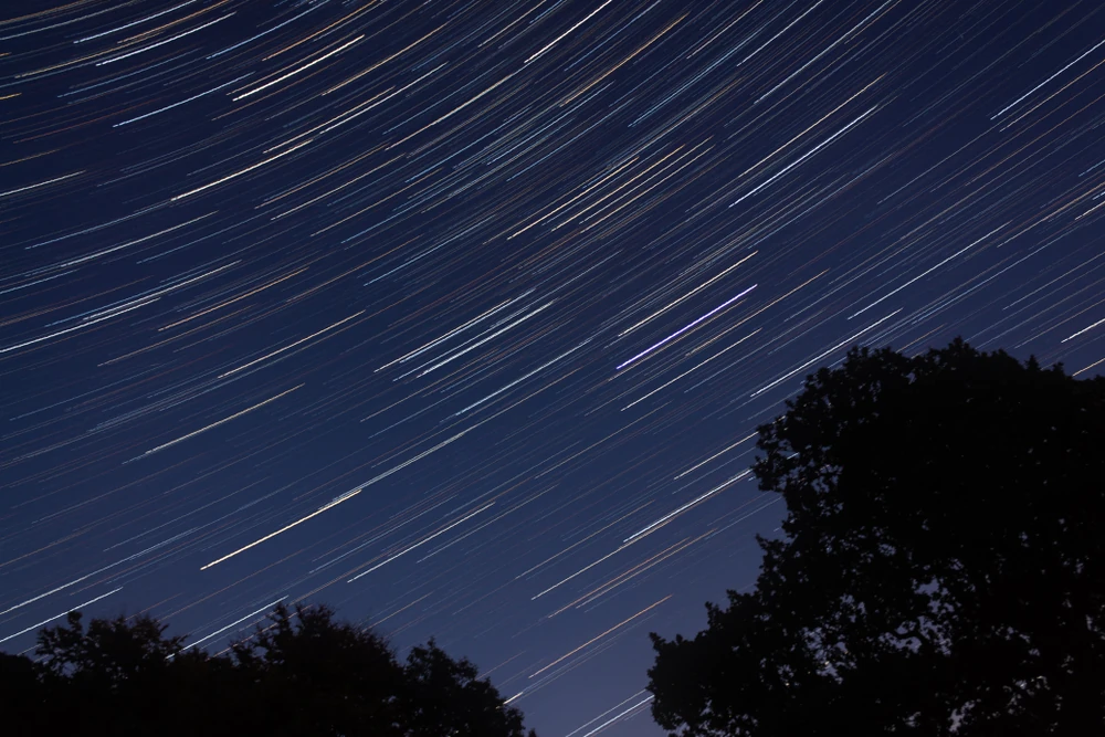 Star trail timelapse
