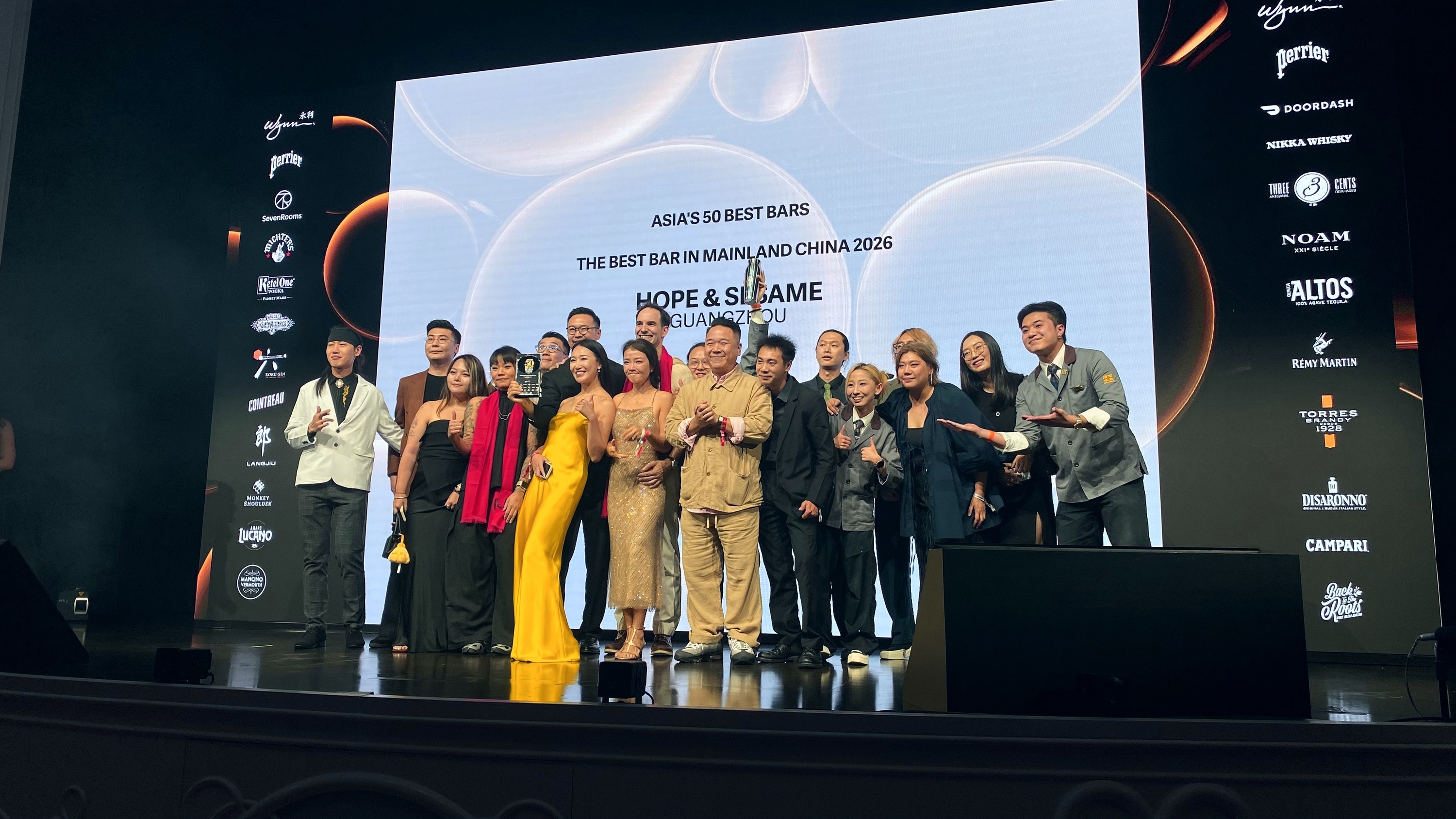 Bar Leone wins third best bar in Asia, with Guangzhou's Hope & Sesame taking the crown