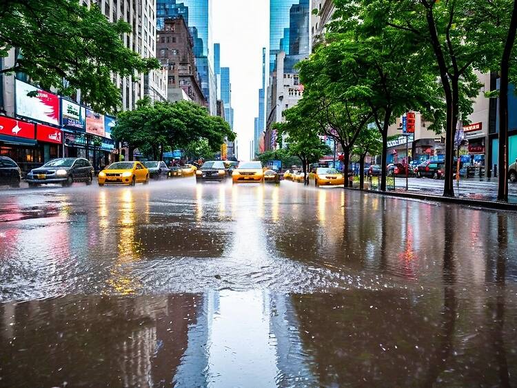 An NYC flood watch has officially been issued ahead of another rain-filled week