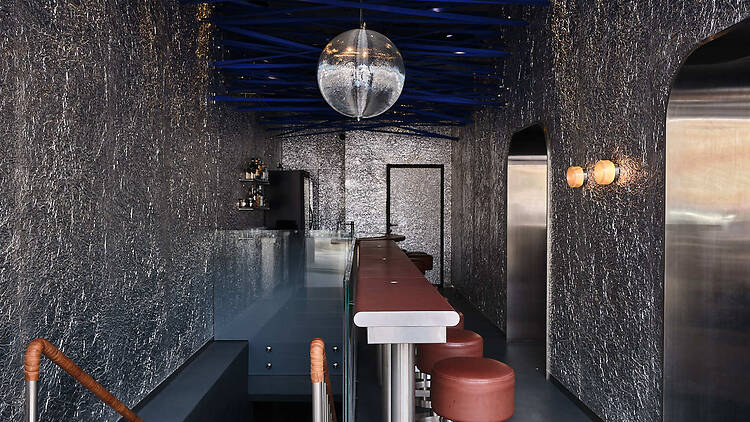 Upstairs bar seating at Flipdog