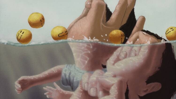 Marvel at stress balls and expressive colour in BLIC's new paintings