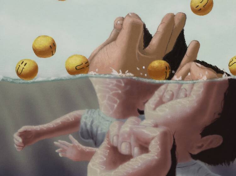 Marvel at stress balls and expressive colour in BLIC's new paintings