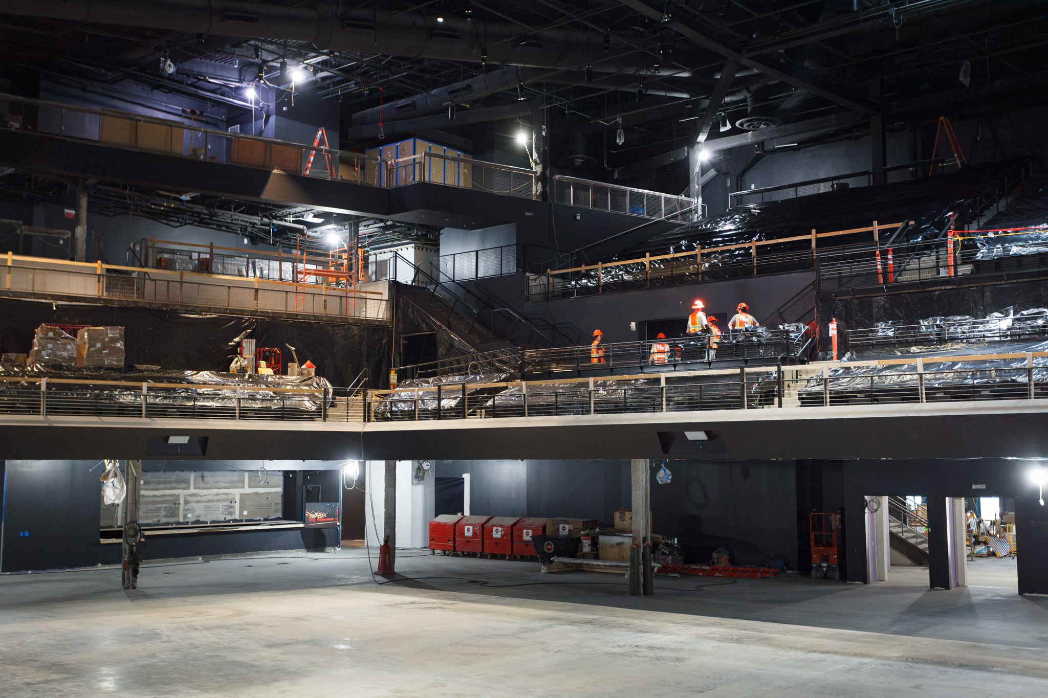Balconies at OCVIBE concert hall