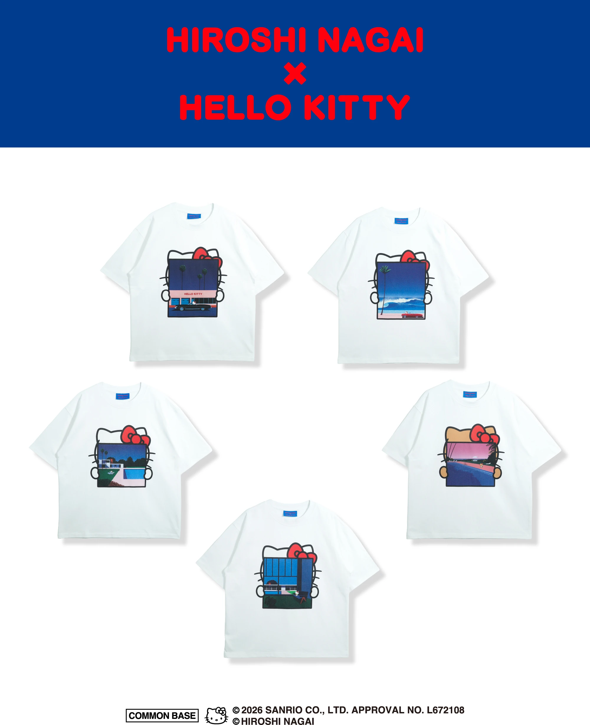 「HIROSHI NAGAI &times; HELLO KITTY」