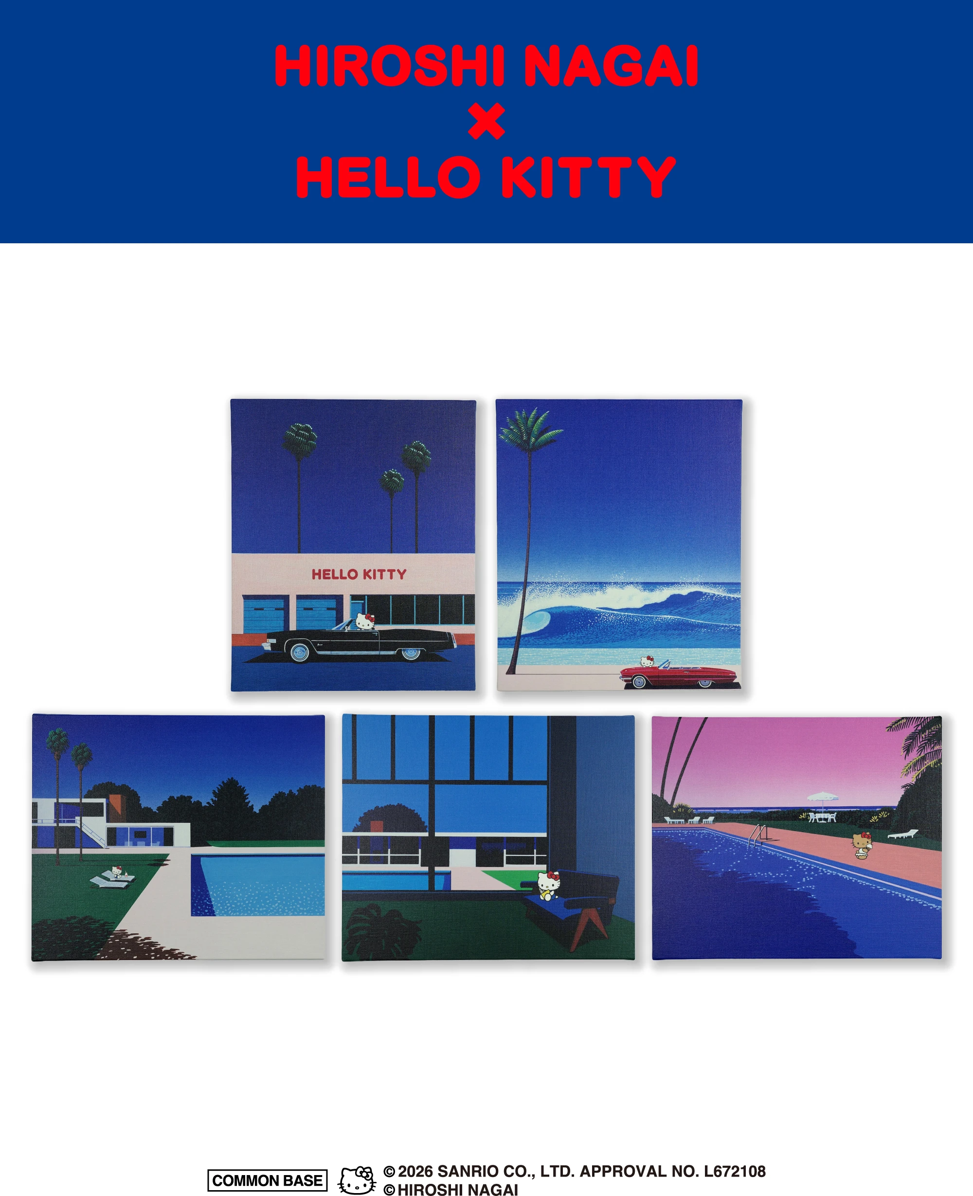 「HIROSHI NAGAI &times; HELLO KITTY」