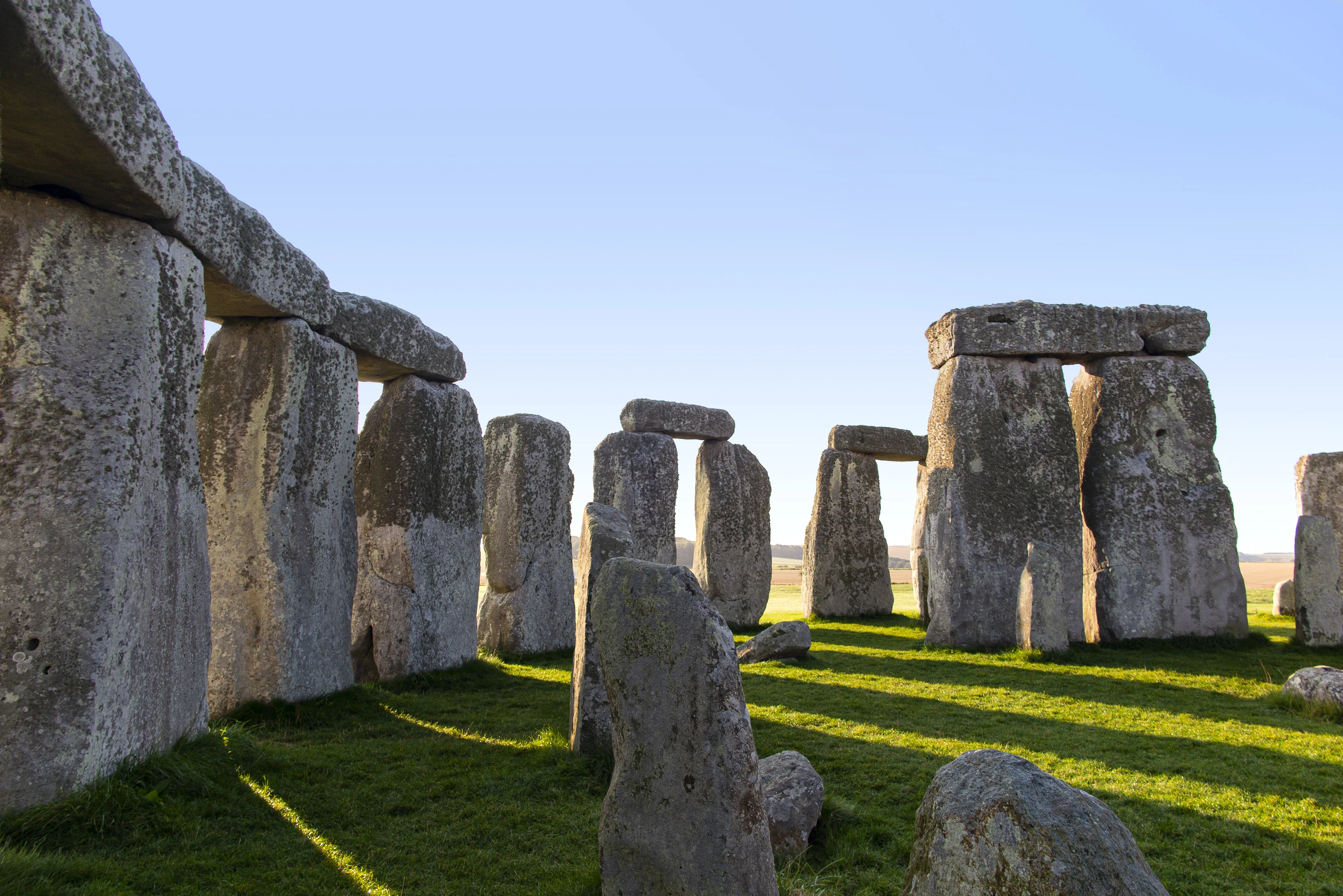 View from inside Stonehenge