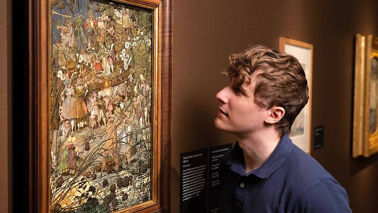 Gallery view of ‘Richard Dadd: Beyond Bedlam’ at the Royal Academy 