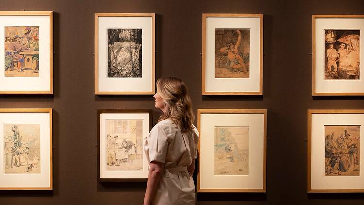 Gallery view of ‘Richard Dadd: Beyond Bedlam’ at the Royal Academy 