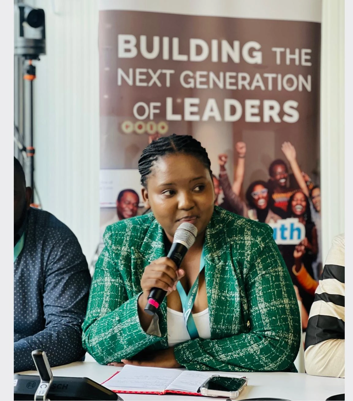 Samke is giving the youth a voice on global platforms. 