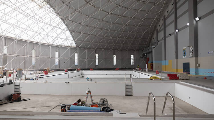 Obras en el CDM Raúl González Obras en el CDM Raúl González