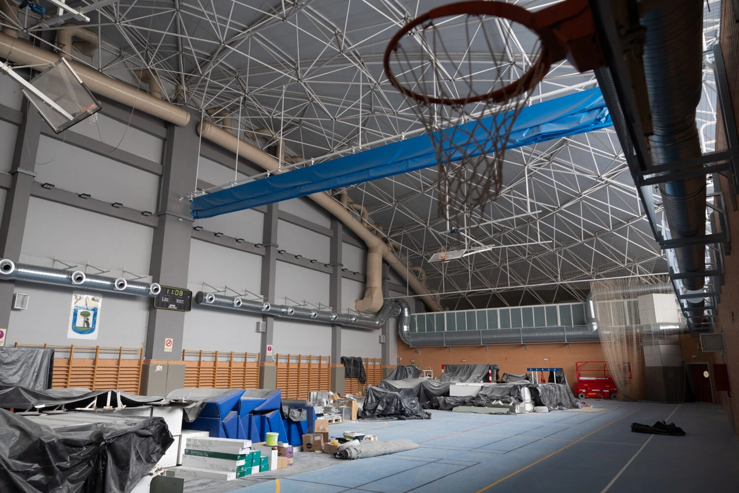 Obras en el CDM Ra&uacute;l Gonz&aacute;lez