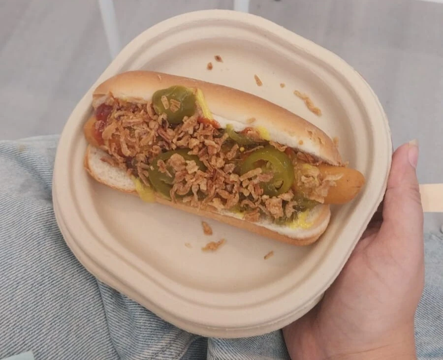 A hot dog at IKEA