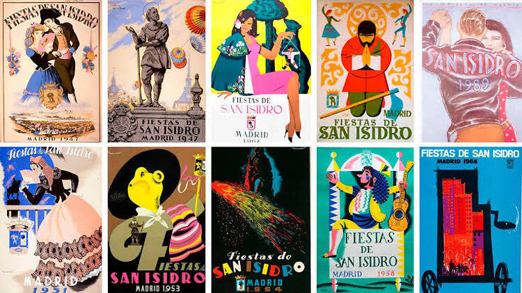 Carteles de San Isidro. La imagen de las fiestas (Museo de San Isidro).