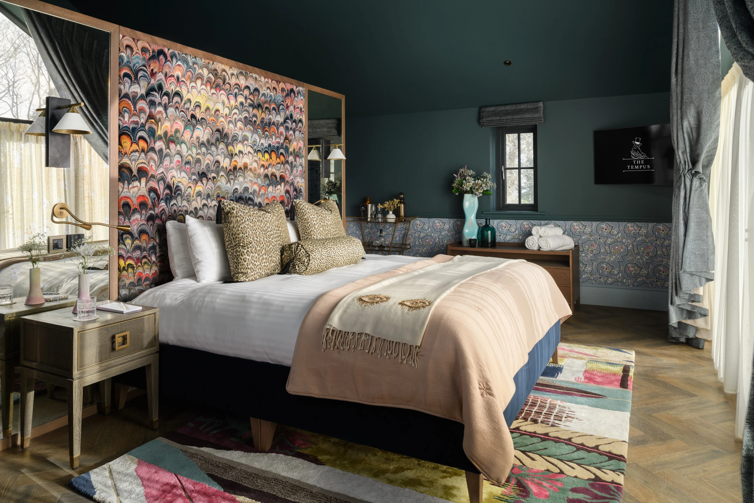 Interior view of guest suite at The Tempus hotel in Northumberland.VisitEngland Awards for Excellence 2026 Gold Winner - Small Hotel of the Year.
