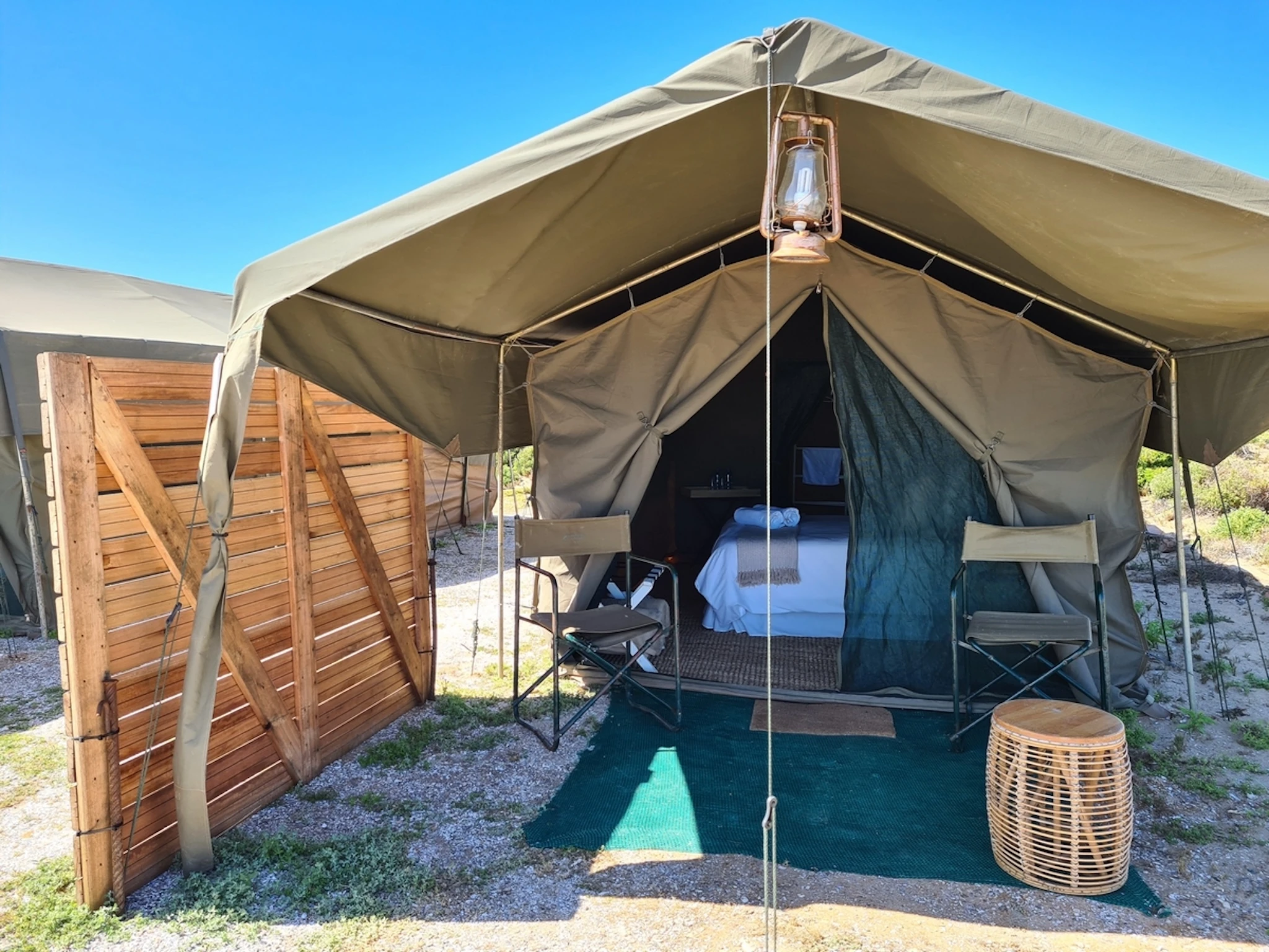 En-suite comforts at Namaqua Flower Beach Camp