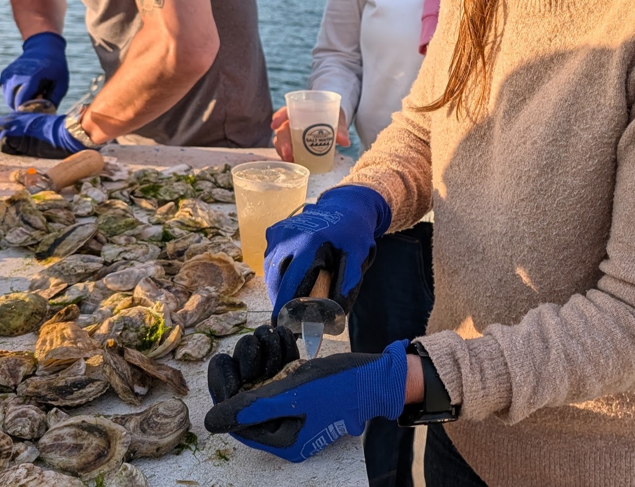 I'm from New Orleans and grew up eating big, fat, salty Gulf oysters.