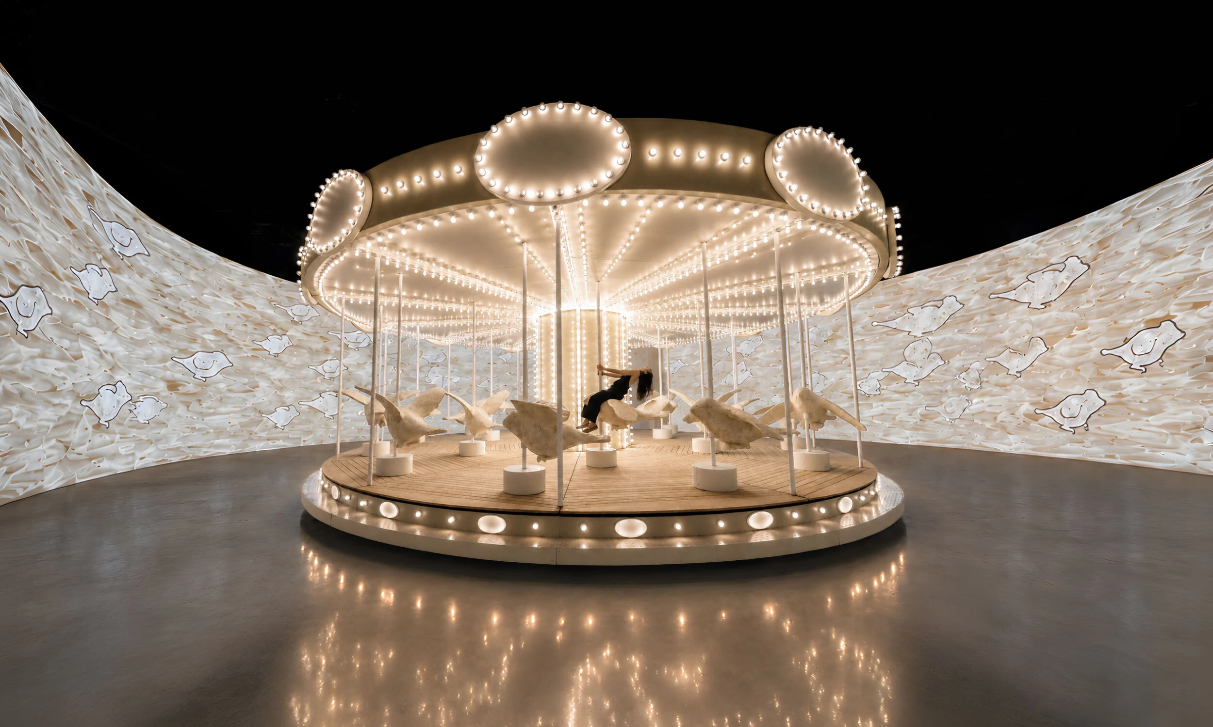 Balloon Museum installation Balloon Museum branded 2026