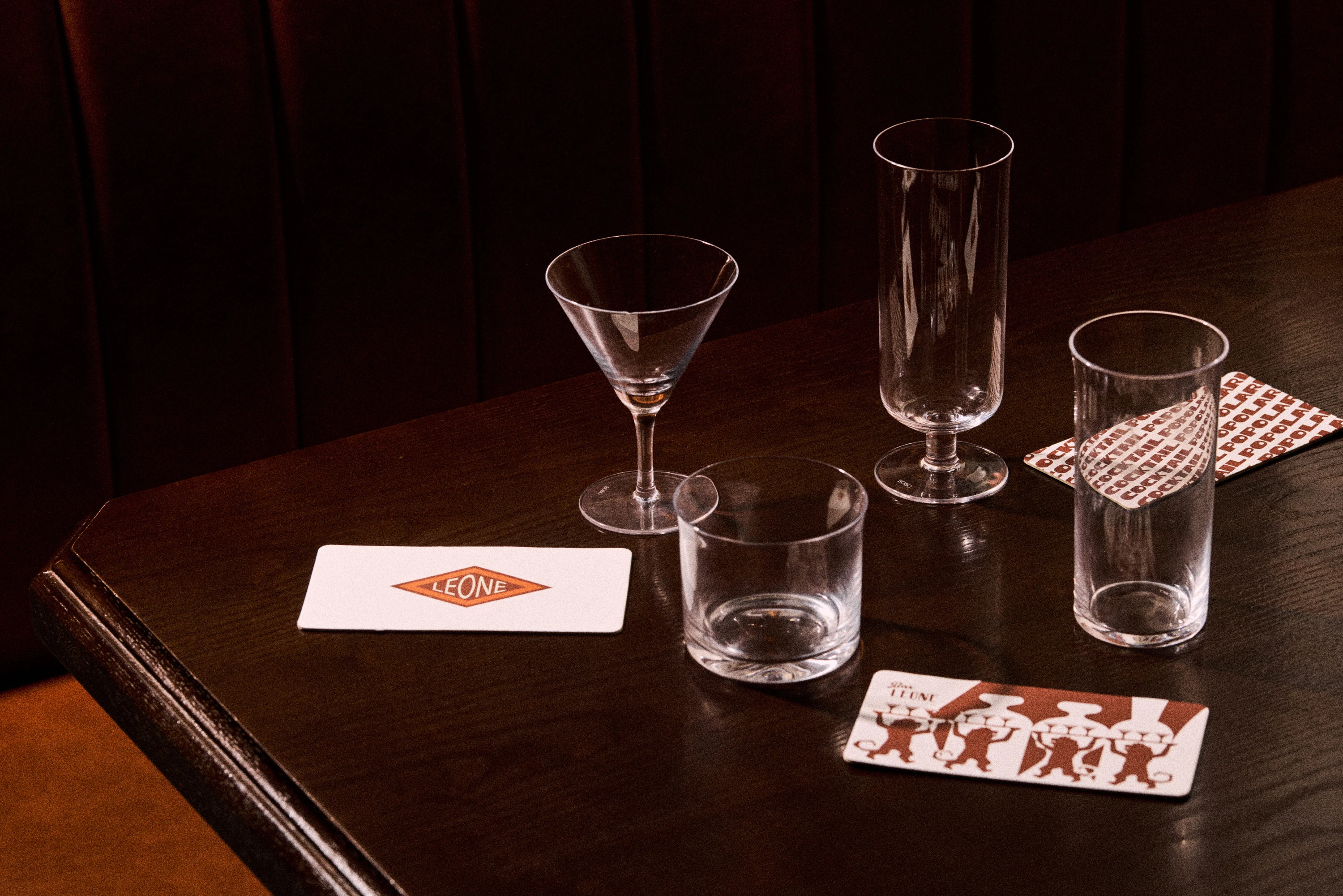 Bar Leone Bobo glassware
