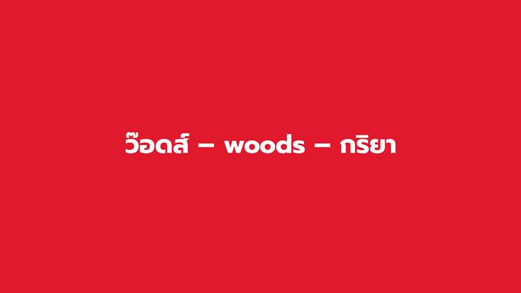 ว๊อดส์ – woods – กริยา ว๊อดส์ – woods – กริยา