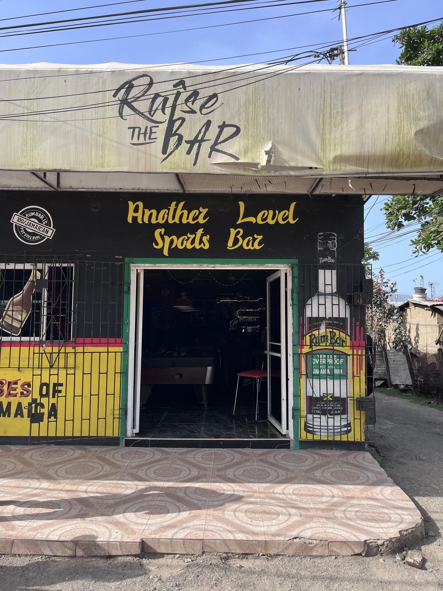 A sports bar in Jamaica