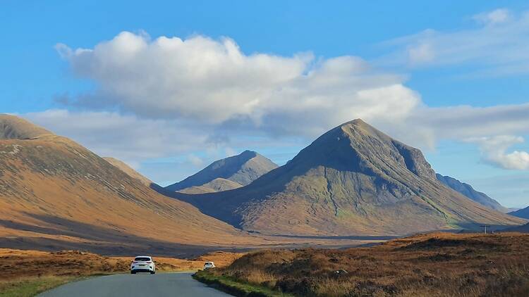 Road on the Isle of Skye, Scotland Road on the Isle of Skye, Scotland