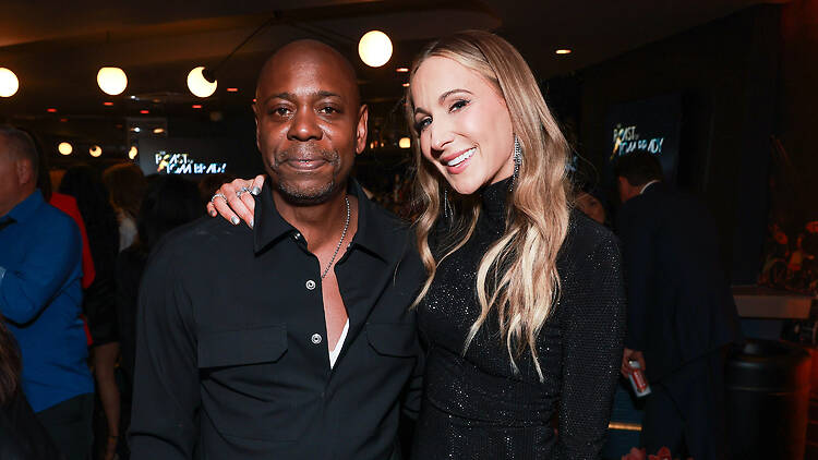 Dave Chappelle and Nikki Glaser attend the G.R.O.A.T The Greatest Roast Of All Time: Tom Brady afterparty Dave Chappelle and Nikki Glaser attend the G.R.O.A.T The Greatest Roast Of All Time: Tom Brady afterparty