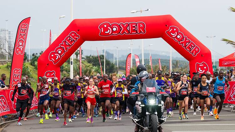 One of Durban's favourite fun runs is back! Whether you're chasing a PB or walking with friends, the Boxer Super Run returns to the beachfront this October. One of Durban's favourite fun runs is back! Whether you're chasing a PB or walking with friends, the Boxer Super Run returns to the beachfront this October.