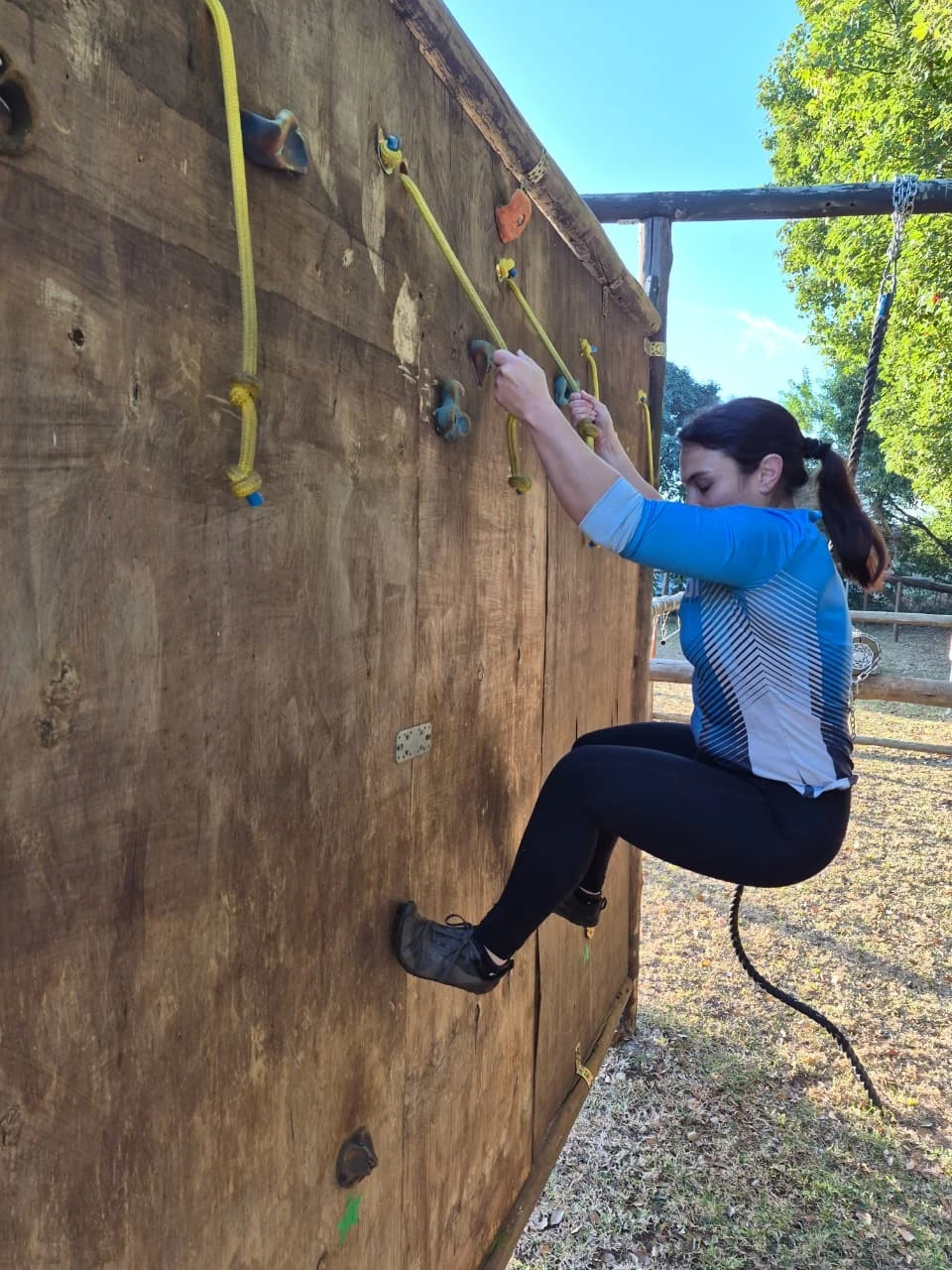 Athletes combine endurance, speed, strength, balance and problem-solving while tackling technical obstacles, heavy carries, climbing rigs, and challenging terrain.