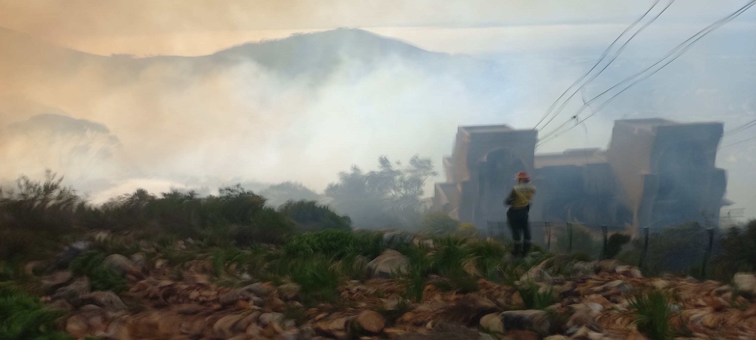 Table Mountain fire prompts precautionary evacuations