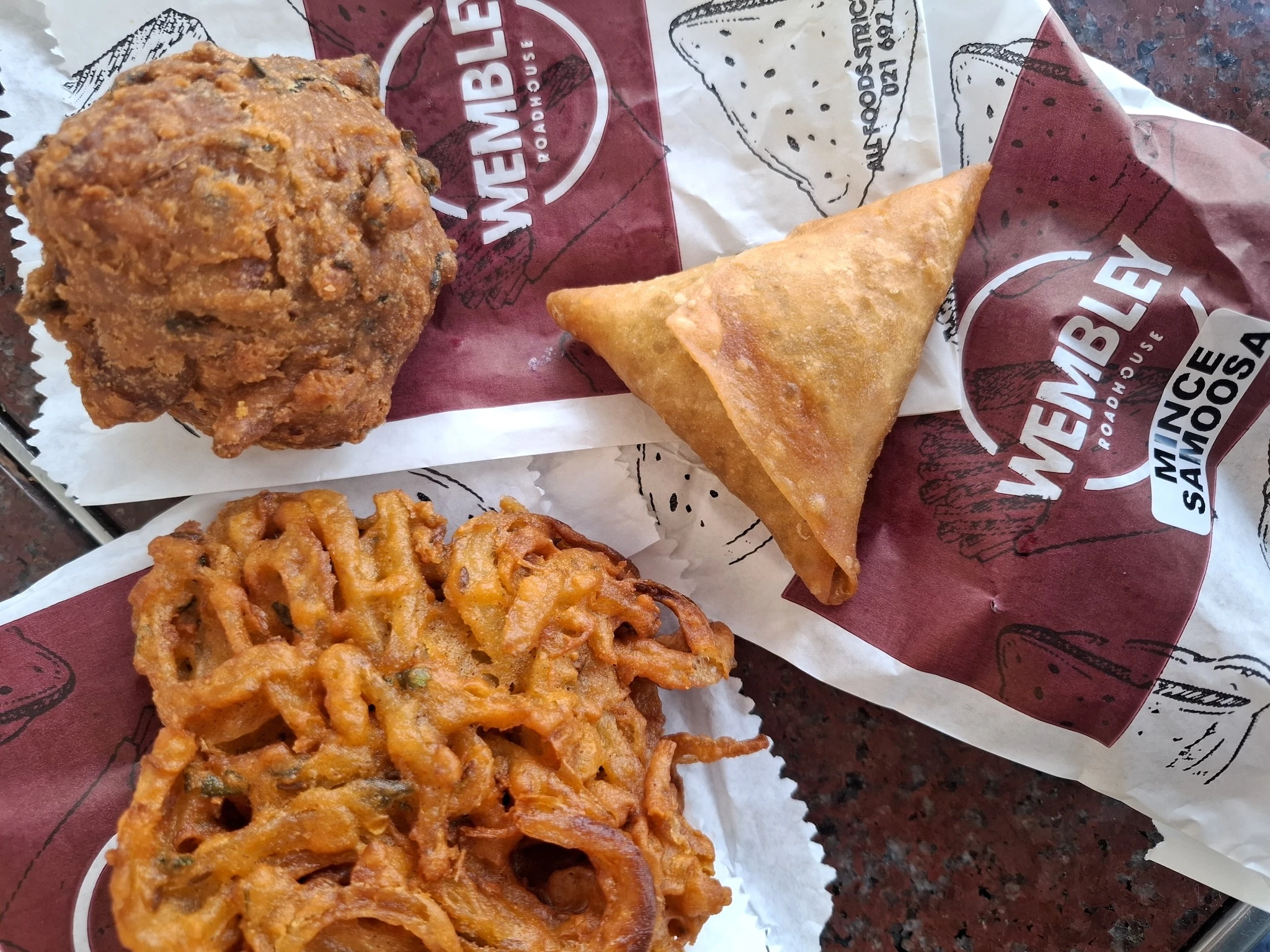 Savoury snacks at Wembley Roadhouse in Athlone