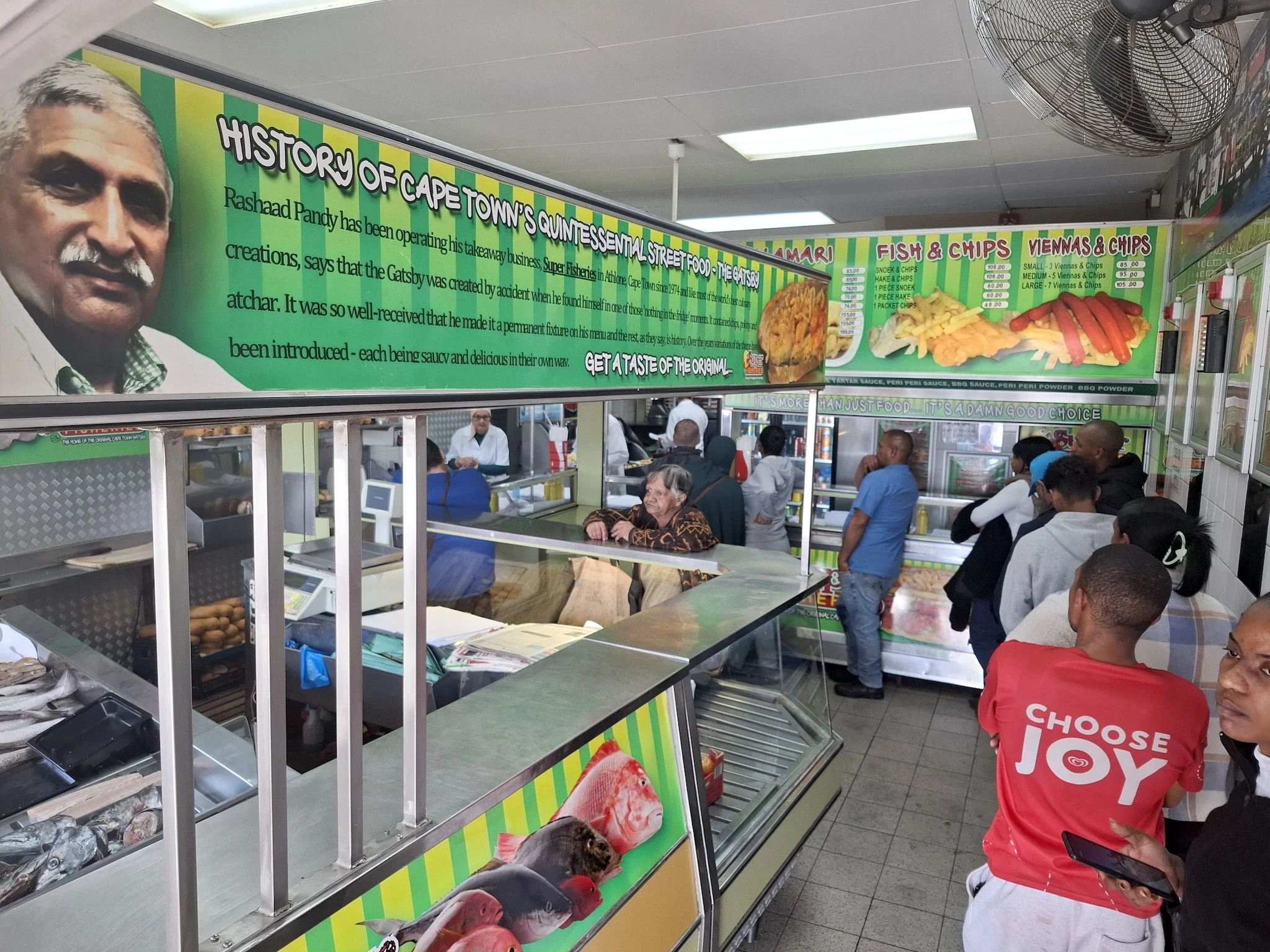 Join the Gatsby queue at Super Fisheries in Athlone.